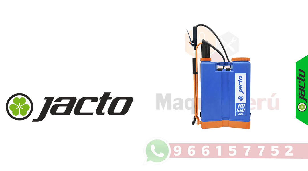 Mochila pulverizadora Jacto HD 550